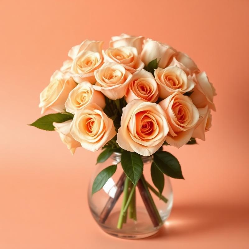 Verse rozen in een vaas — sfeerbeeld salon Pedicure Rose